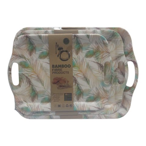 Bamboo Fibre Tray 3 PC