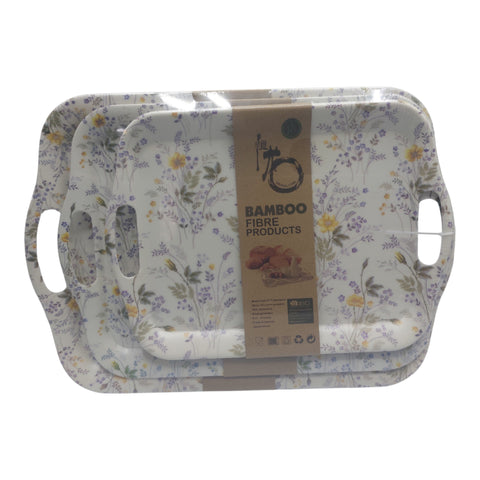 Bamboo Fibre Tray 3 PC
