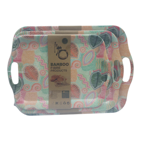 Bamboo Fibre Tray 3 PC