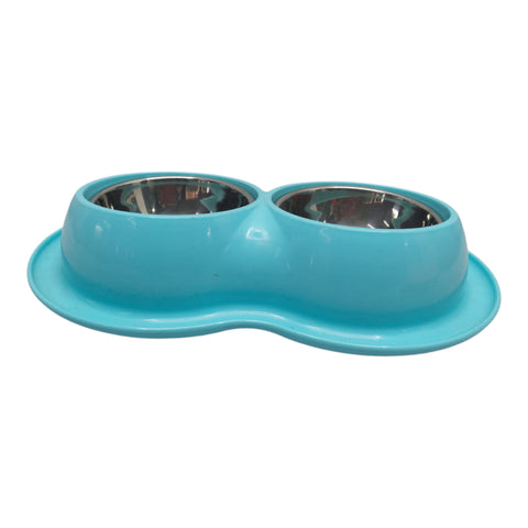 Pet Feeding Dual Bowls