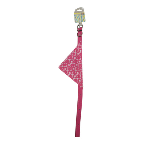Pet Collar with attached Bandana