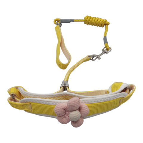 Dog Leash with Flower Detail