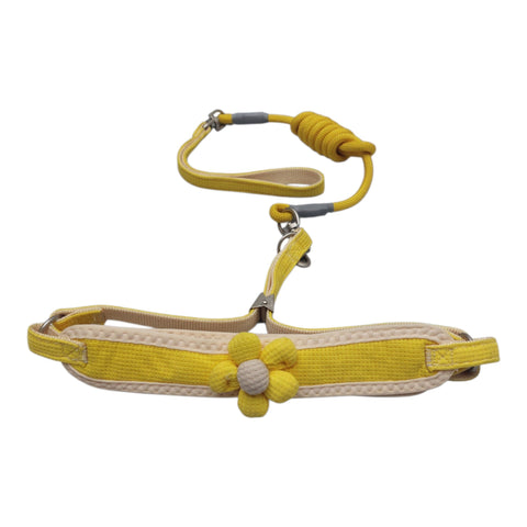 Dog Leash with Flower Detail