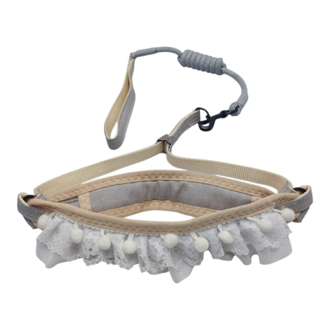 Dog Leash with Frill Colar Detail