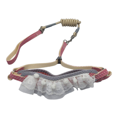 Dog Leash with Frill Colar Detail