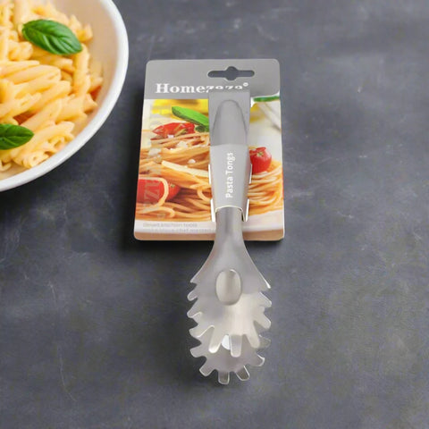 Stainless Steel Pasta Tongs 19cm