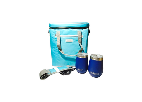 EVERCOOL THERMAL COOLER BAG & 2 INSULATED COFFEE CUPS - 295ML