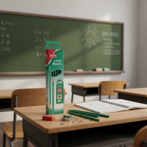 PLASTIC PENCIL 12PCS