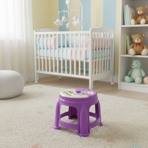 Baby Cartoon Plastic Stool