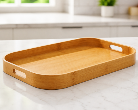 Rectangular Bamboo Tray