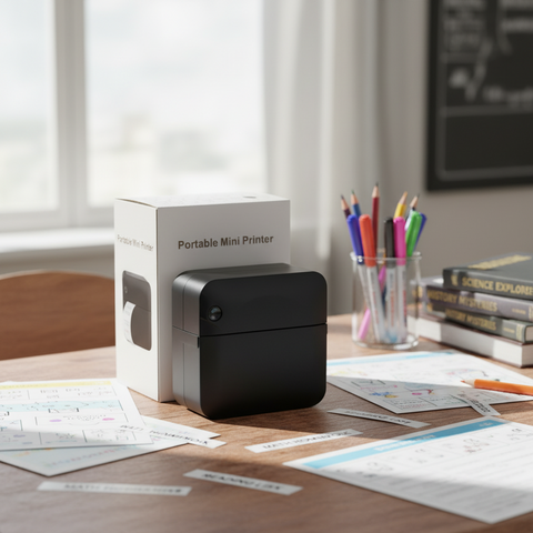 C17 Mini Portable Printer 57X30MM & 5 Thermal Rolls