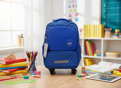 Power Land School Trolley Bag.