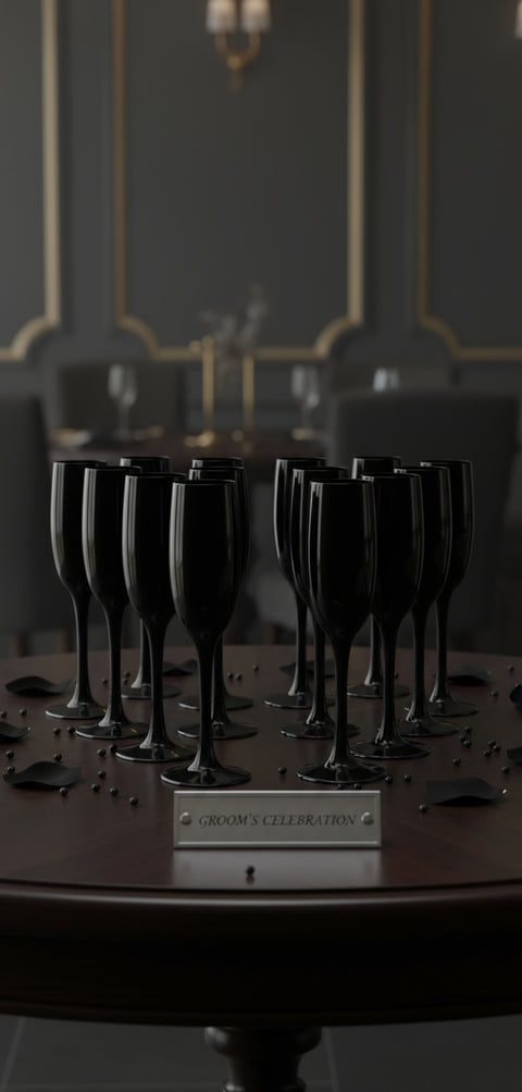 Elegant Champagne Glass 6 pcs Set