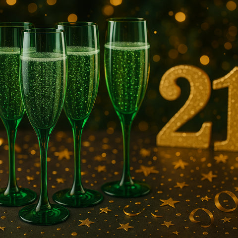 Elegant Champagne Glass 6 pcs Set