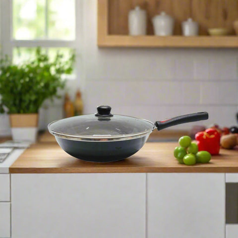 Frying Pan & Glass Lid 32cm