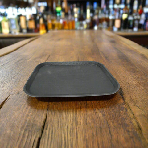 Bar Butler Black Non-Slip Round Tray