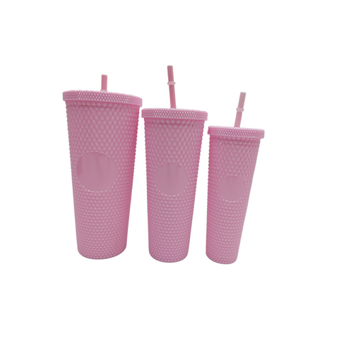 Cup with Straw 3 Pcs
