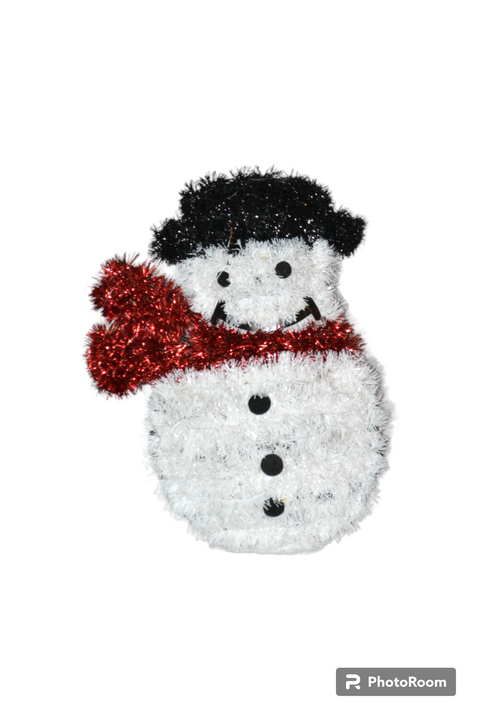 Tinsel Snowman Christmas Decoration  34*24*2cm