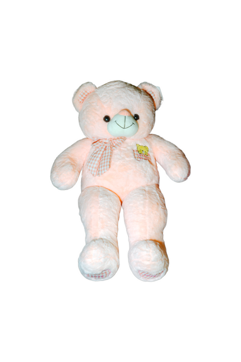 Cuddly Plush Stuffed Pink Bear  80cm