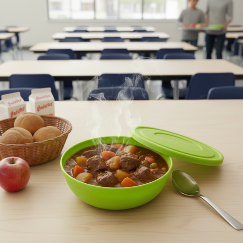 Olive Euro Bowl  & Lid 4 Liter