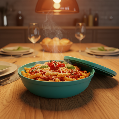 Olive Euro Bowl  & Lid 4 Liter