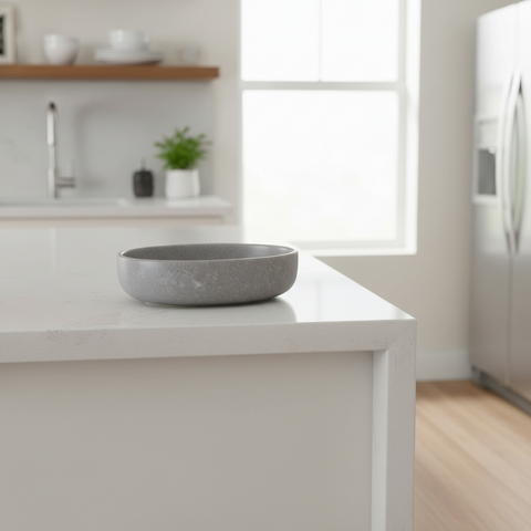 Grey Ceramic Plate Round 20*20*4cm