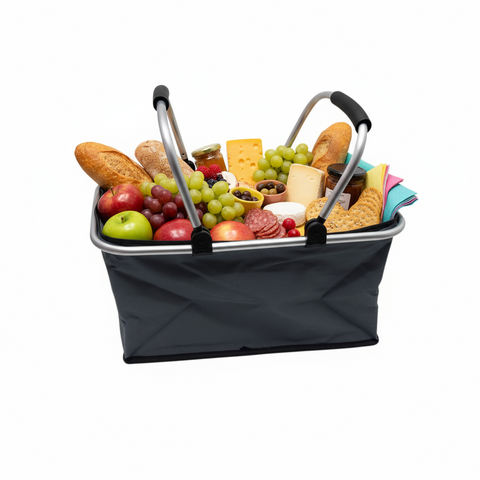 Gray folding  basket