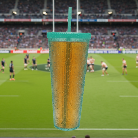 Plastic Reusable Cups with Lids and Straws