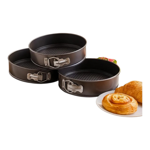 3 Pcs Round Cake Mould