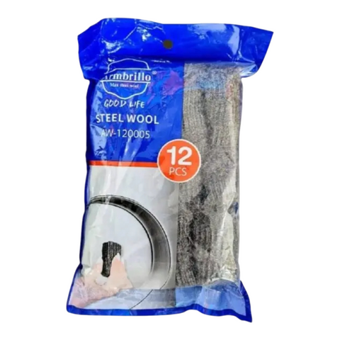 Ambrillo Steel Wool 12PC