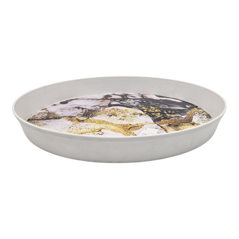 Designer Round Plastic Tray 40*40*4cm