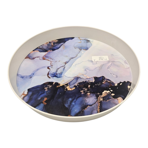 Designer Round Plastic Tray 40*40*4cm