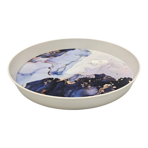 Designer Round Plastic Tray 40*40*4cm