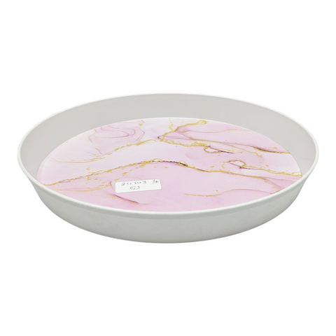 Designer Round Plastic Tray 40*40*4cm