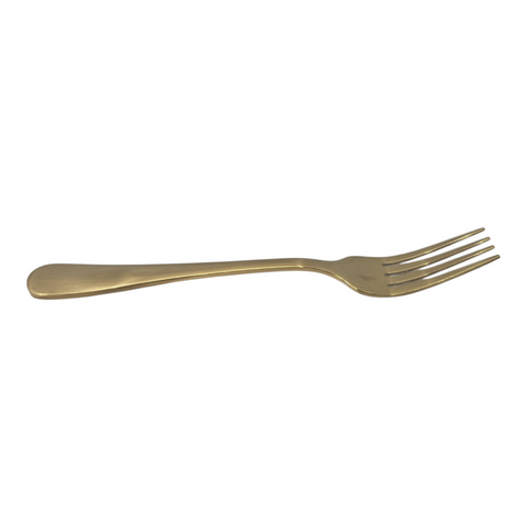 Gold Cake Fork Gold Pack of 6 Elegant