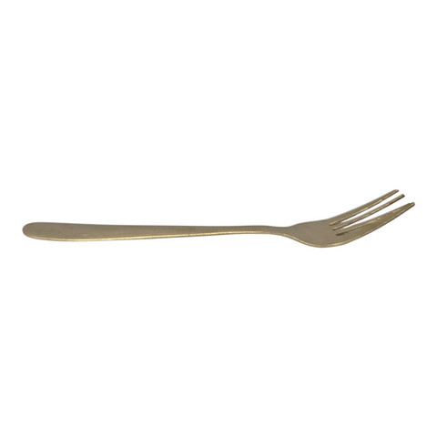 Gold Cake Fork Gold Pack of 6