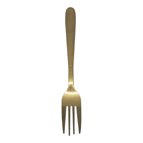 Gold Cake Fork Gold Pack of 6