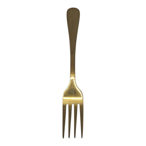 Gold Cake Fork Gold Pack of 6 Elegant