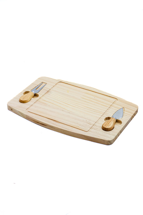 Bamboo Cheese Board Serving Platter   23*35*1.5cm