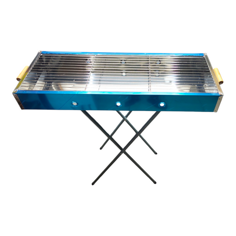 Stainless Steel Charcoal BBQ Grill - Braai Stand  78*30*80CM