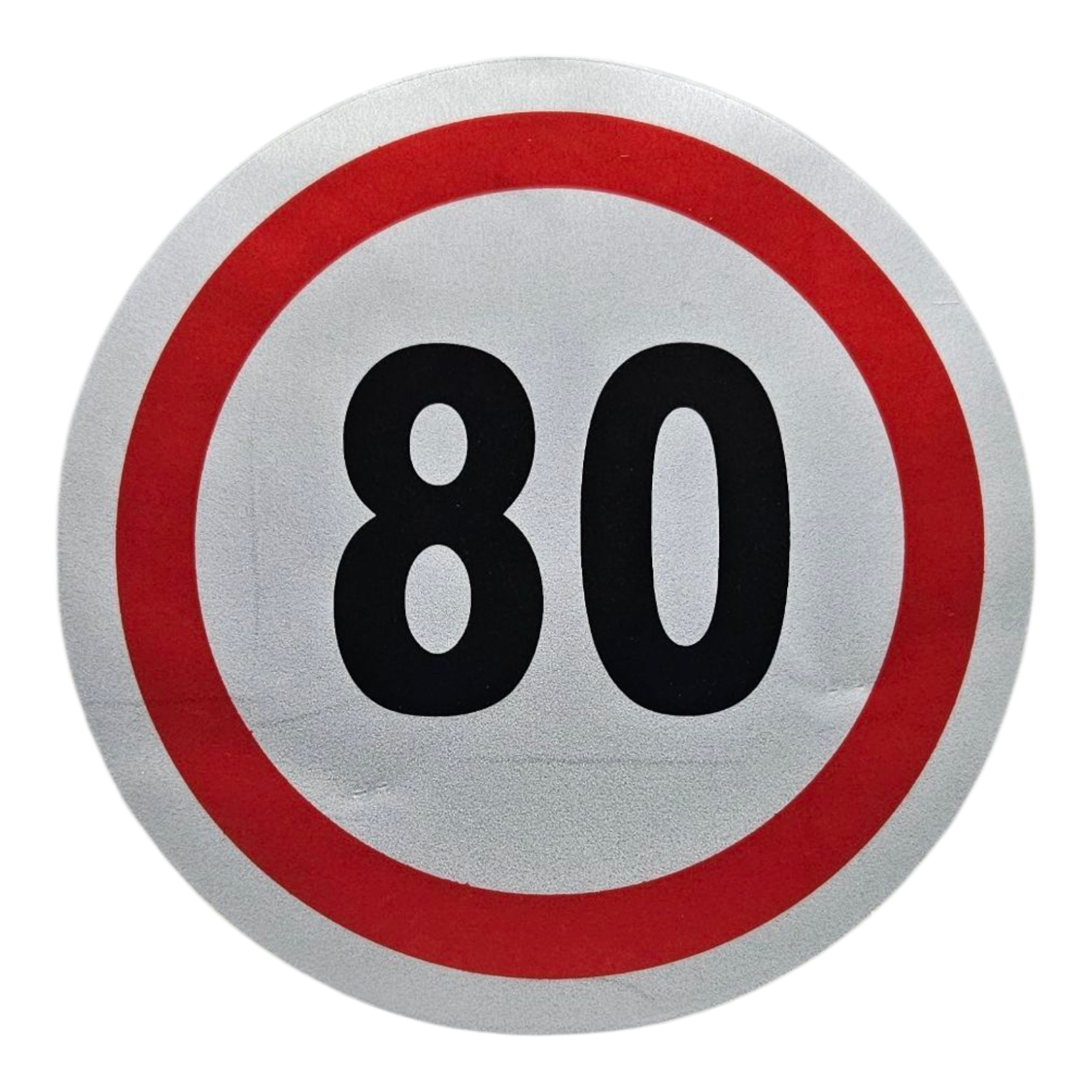 80 Speed Limit Sign 2PCS 17*17CM – Cut Price South Africa