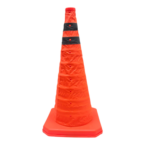 Traffic Cone Foldable Orange 23"