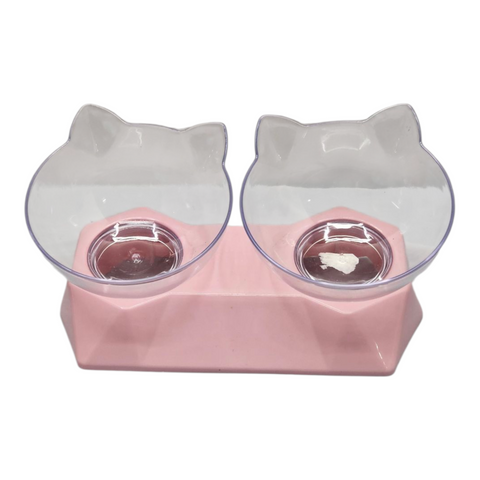 Cat Dual Feed/Drink Bowl FB06