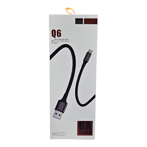 6A Fast Charging Data Cable USB to Type-C Cable