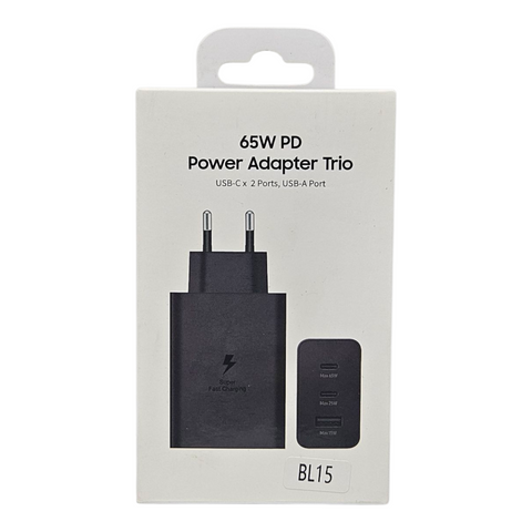 65W Power Adapter Trio