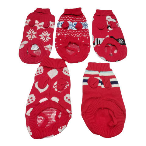 Knitted Dog Sweater Set  of 5  PC 224