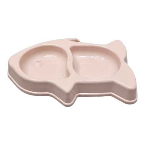 Two in one Pet Bowl Fish Shape FB216