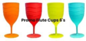 Elite Flute Cups 6 pack