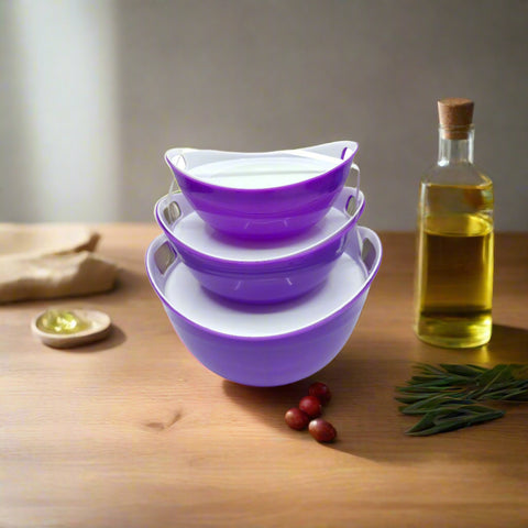 Elite  Plastic Bowl Set 3pcs