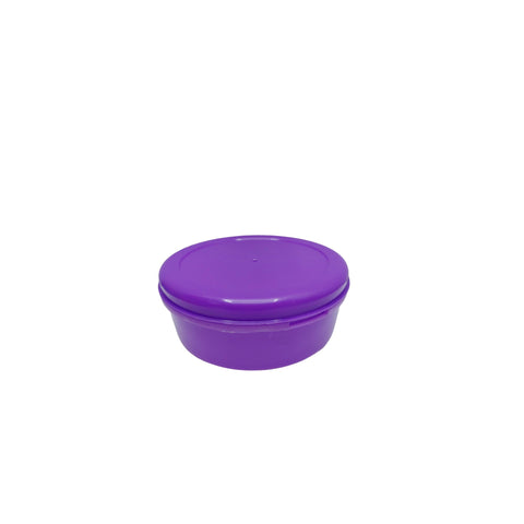 Purple container on a white background